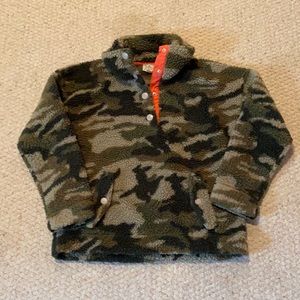 Women JCrew camp quarter button up